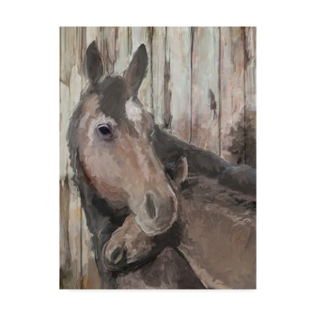 Art Licensing Studio 'Mare And Colt' Canvas Art,35x47